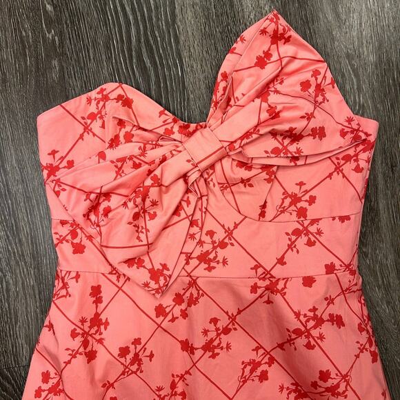 Anthropologie Hutch Pink Floral Bow-Tie Maxi Dress NWT Size 10 Wedding Guest - Picture 4 of 14